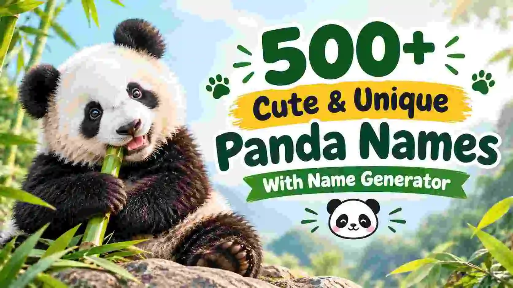 Cute & Unique Panda Names With Name Generator